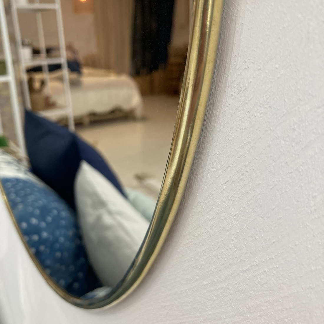 Baan Miroirs Ronds en laiton detail