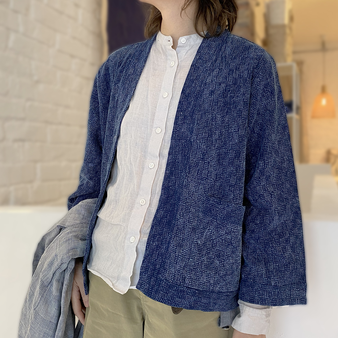 Blazer Stonewash n°1 Baan porté