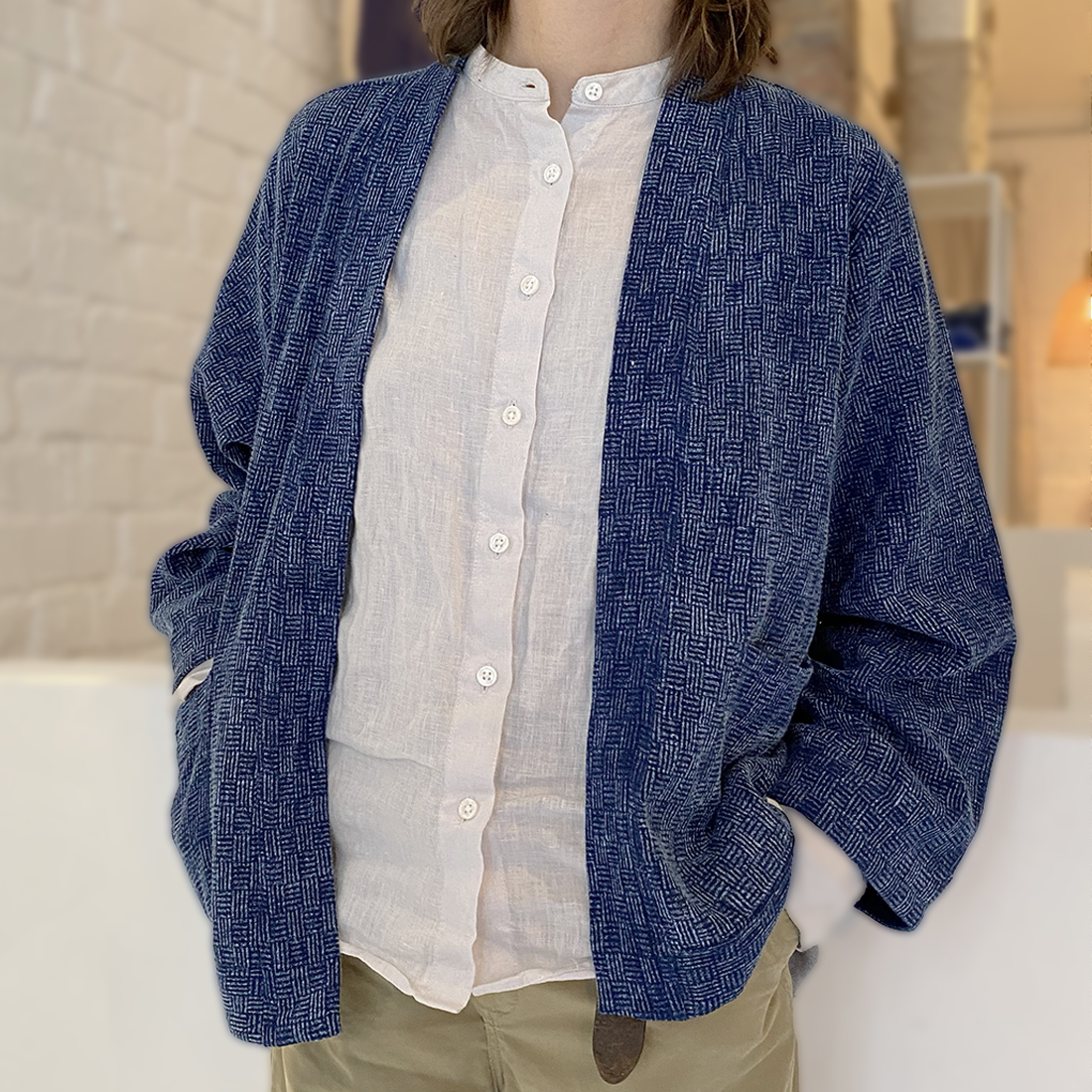 Blazer Stonewash n°1 Baan porté