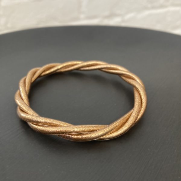 Bracelet Baan torsadé cuivre