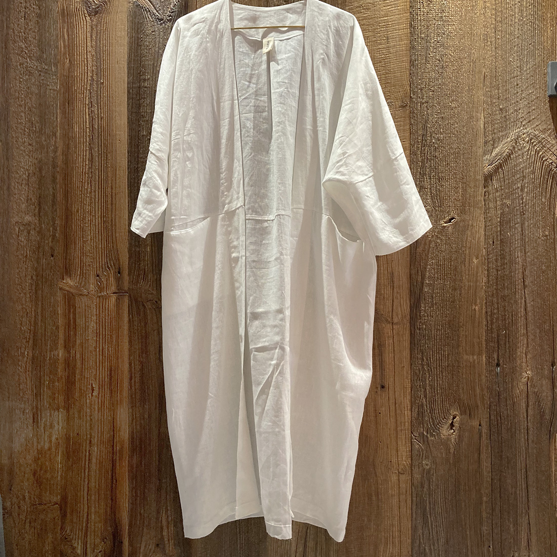 Kimono lin blanc
