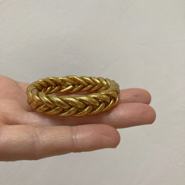 bracelet bébé braid or