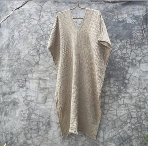 Robe en gaze de coton – blanche