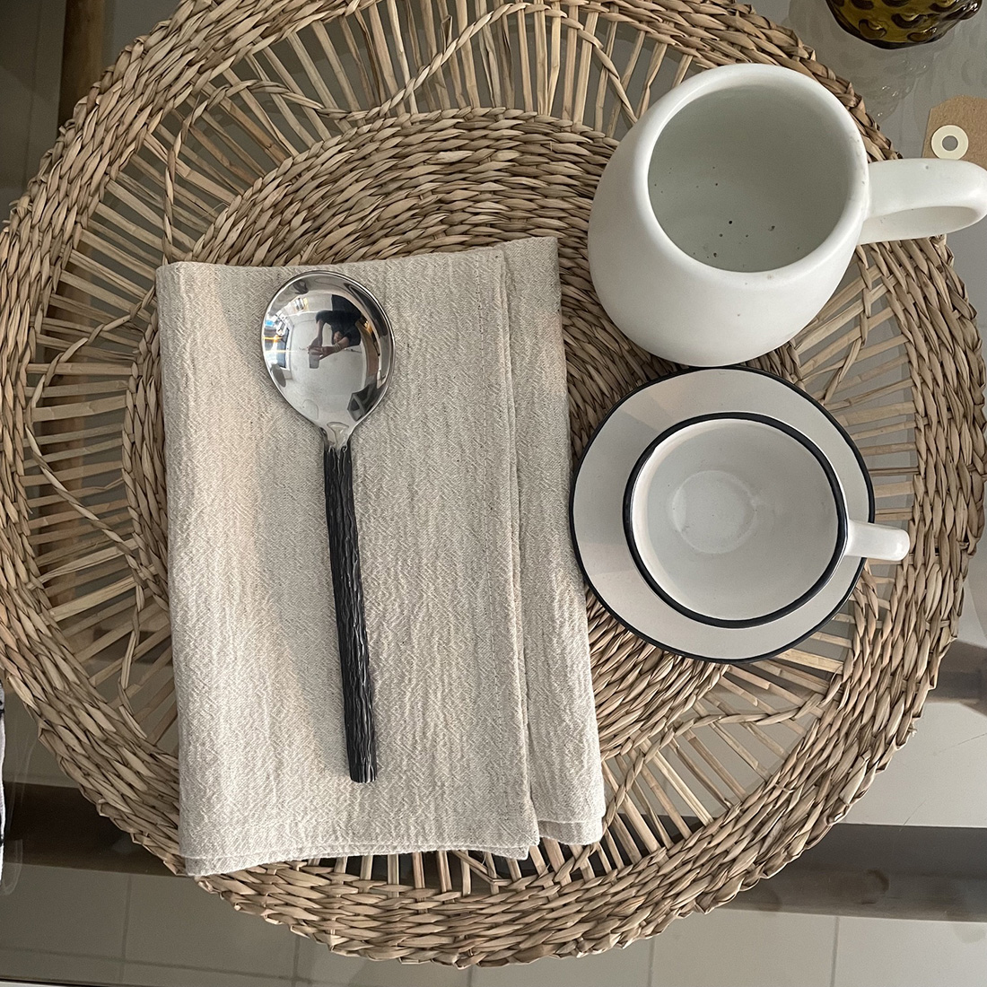 Serviette de table en chanvre